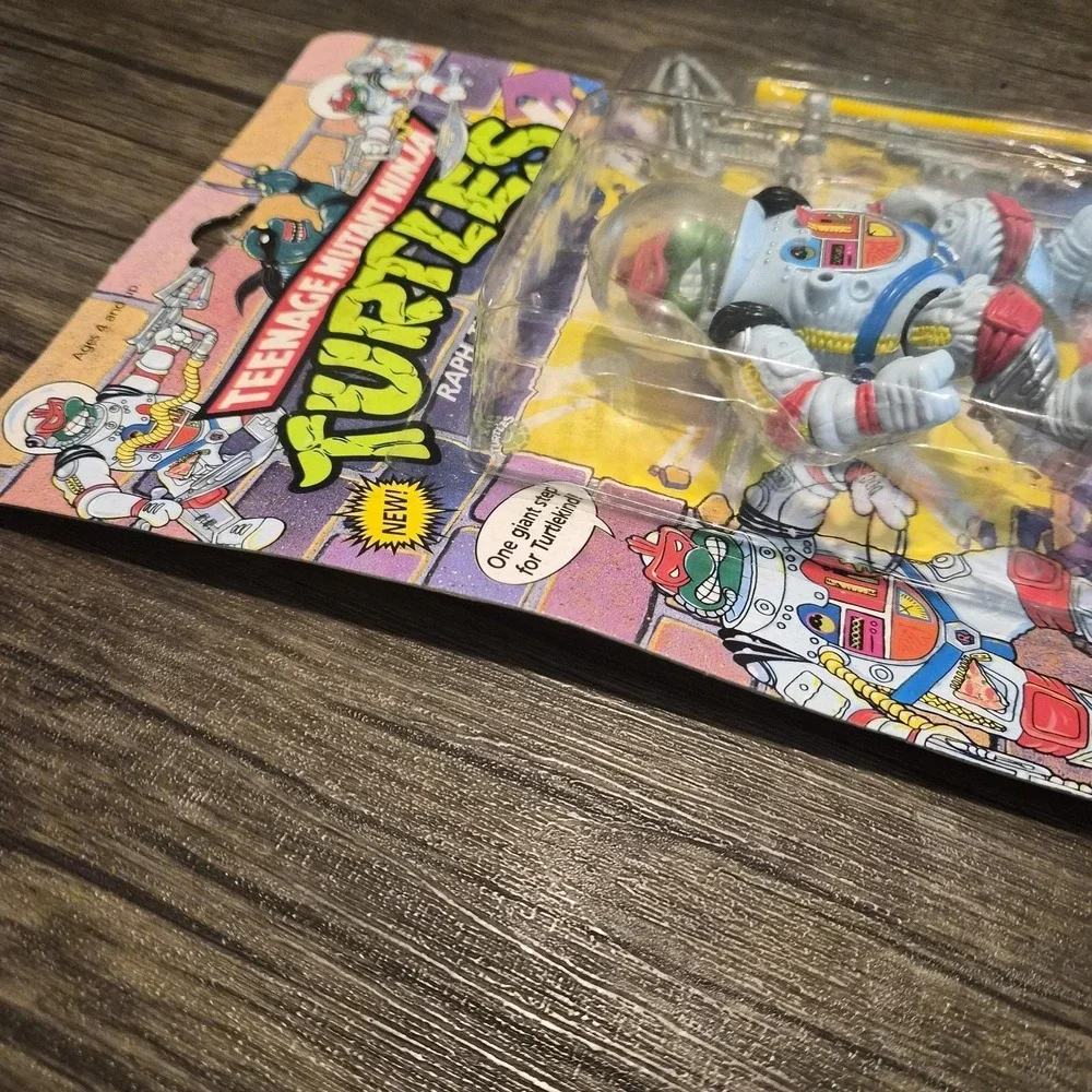 Rare 1990 TMNT Raph the Space Cadet MOC Vintage Playmates Teenage Mutant...